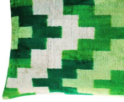 Canvello Decorative Green Throw Pillow Down Filled - 16x24 in - Loft&Timber