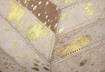 Canvello Genuine Cowhide Leather Decorative Throw Pillows - Handmade Patchwork Boho Accent Pillows For Sofa, Couch, Bed, Chair - Western Southwestern Farmhouse Pillow Covers With Feather Down Insert Included) - Loft&Timber