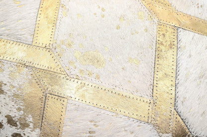 Canvello Genuine Cowhide Leather Decorative Throw Pillows - Handmade Patchwork Boho Accent Pillows For Sofa, Couch, Bed, Chair - Western Southwestern Farmhouse Pillow Covers With Feather Down Insert Included) - Loft&Timber