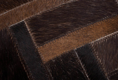 Canvello Genuine Cowhide Leather Decorative Throw Pillows - Handmade Patchwork Boho Accent Pillows For Sofa, Couch, Bed, Chair - Western Southwestern Farmhouse Pillow Covers With Feather Down Insert Included) - Loft&Timber