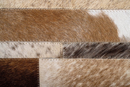 Canvello Genuine Cowhide Leather Decorative Throw Pillows - Handmade Patchwork Boho Accent Pillows For Sofa, Couch, Bed, Chair - Western Southwestern Farmhouse Pillow Covers With Feather Down Insert Included) - Loft&Timber