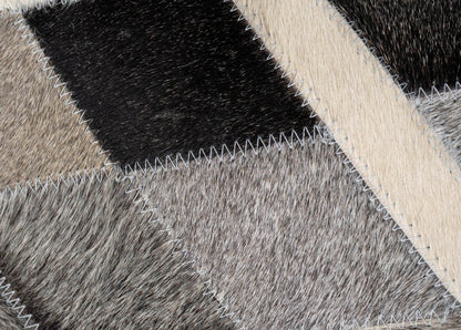 Canvello Genuine Cowhide Leather Decorative Throw Pillows - Handmade Patchwork Boho Accent Pillows For Sofa, Couch, Bed, Chair - Western Southwestern Farmhouse Pillow Covers With Feather Down Insert Included) - Loft&Timber