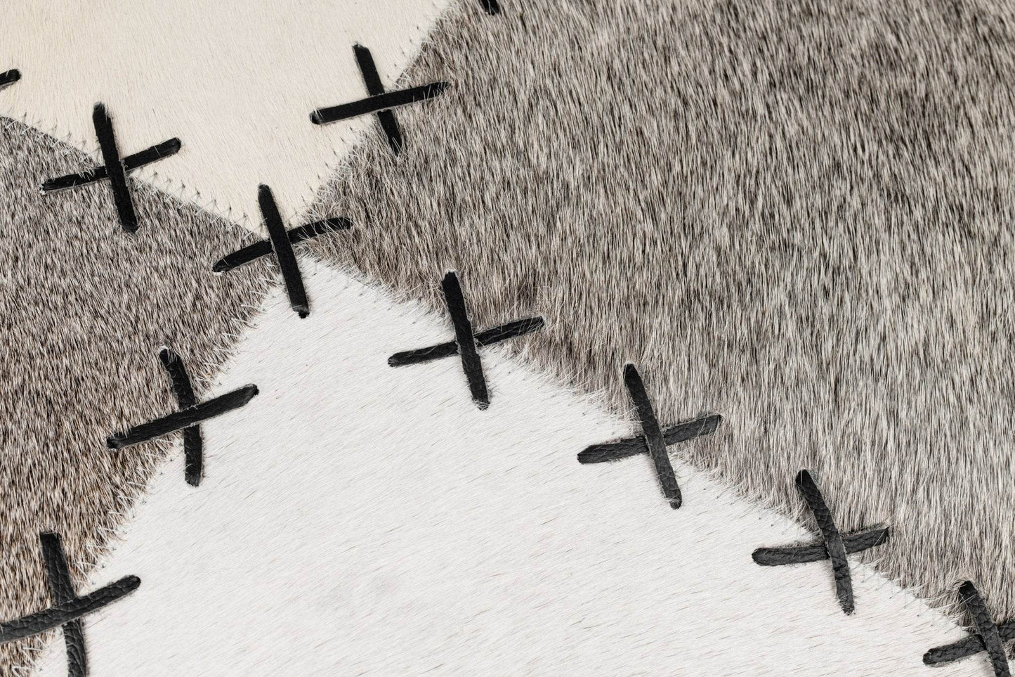 Canvello Genuine Cowhide Leather Decorative Throw Pillows - Handmade Patchwork Boho Accent Pillows For Sofa, Couch, Bed, Chair - Western Southwestern Farmhouse Pillow Covers With Feather Down Insert Included - Loft&Timber