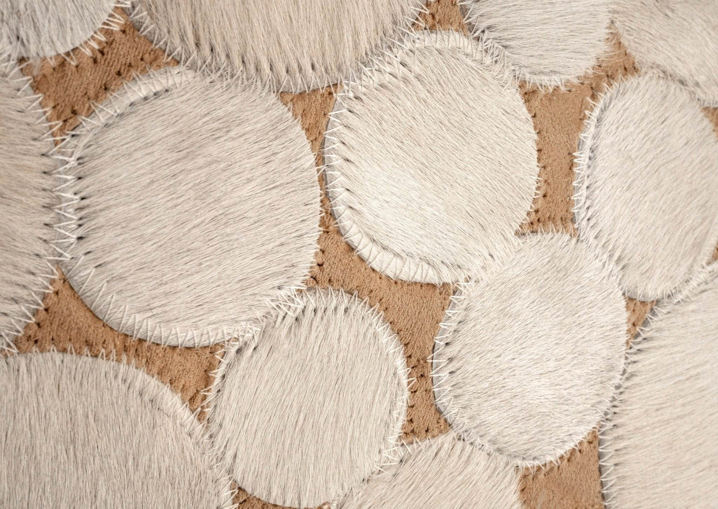 Canvello Genuine Cowhide Leather Decorative Throw Pillows - Handmade Patchwork Boho Accent Pillows For Sofa, Couch, Bed, Chair - Western Southwestern Farmhouse Pillow Covers With Feather Down Insert Included - Loft&Timber