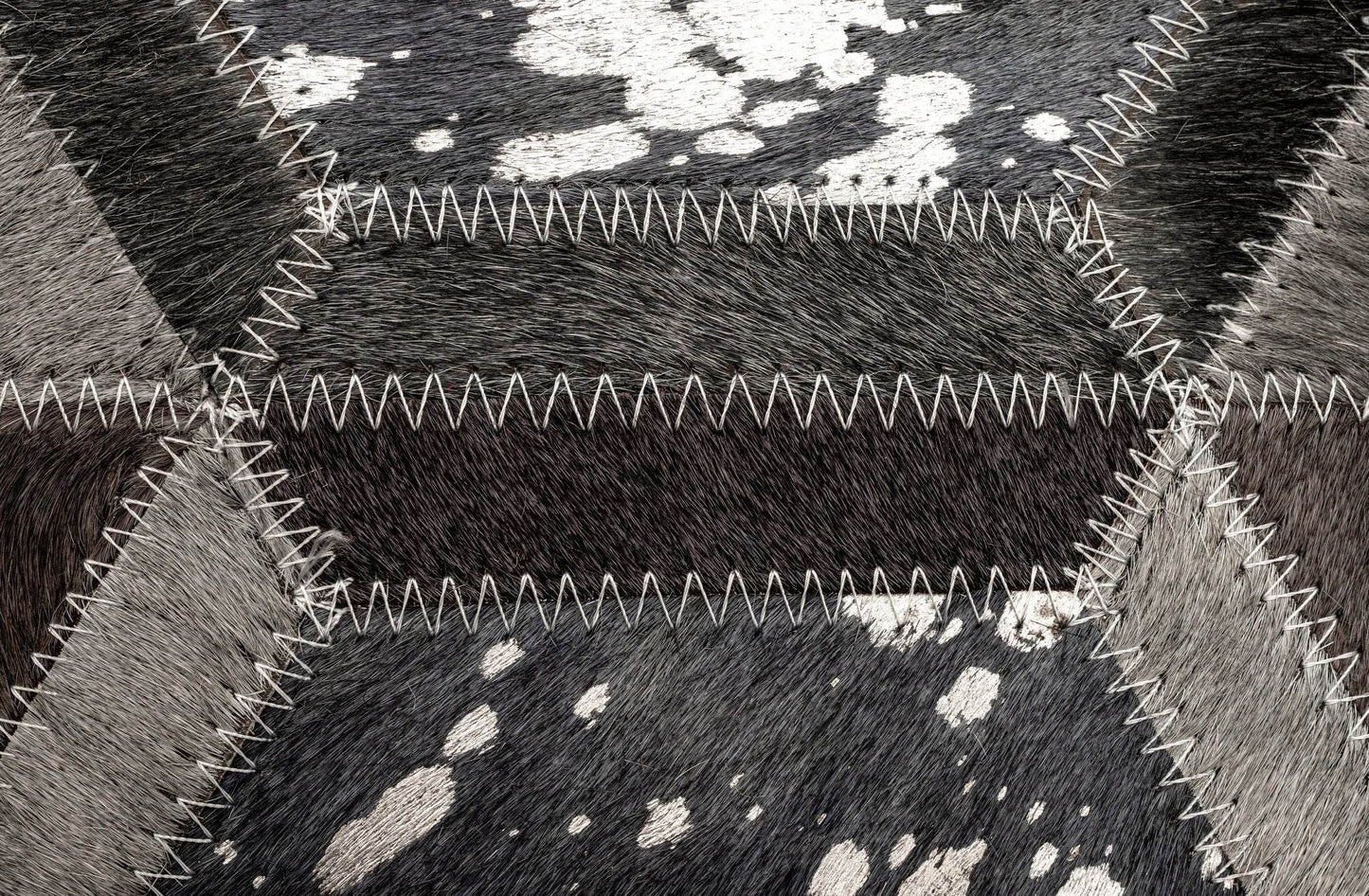 Canvello Genuine Cowhide Leather Decorative Throw Pillows - Handmade Patchwork Boho Accent Pillows For Sofa, Couch, Bed, Chair - Western Southwestern Farmhouse Pillow Covers With Feather Down Insert Included - Loft&Timber