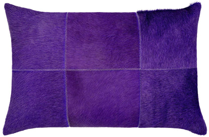 Canvello Genuine Cowhide Leather Decorative Throw Pillows - Handmade Patchwork Boho Accent Pillows For Sofa, Couch, Bed, Chair - Western Southwestern Farmhouse Pillow Covers With Feather Down Insert Included) - Loft&Timber