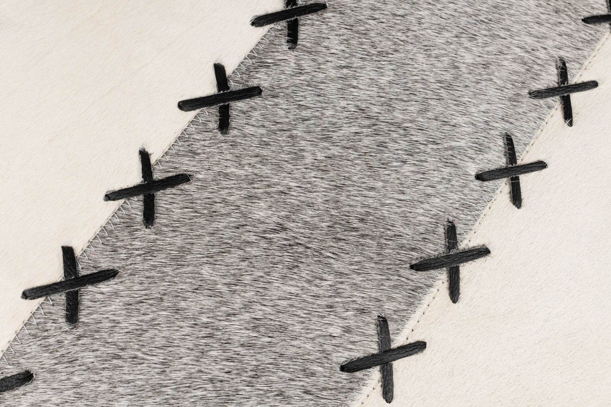 Canvello Genuine Cowhide Leather Decorative Throw Pillows - Handmade Patchwork Boho Accent Pillows For Sofa, Couch, Bed, Chair - Western Southwestern Farmhouse Pillow Covers With Feather Down Insert Included - Loft&Timber