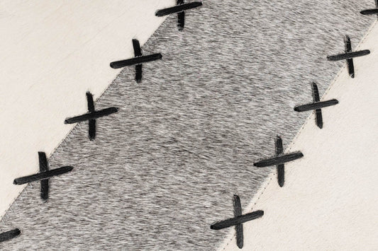 Canvello Genuine Cowhide Leather Decorative Throw Pillows - Handmade Patchwork Boho Accent Pillows For Sofa, Couch, Bed, Chair - Western Southwestern Farmhouse Pillow Covers With Feather Down Insert Included - Loft&Timber