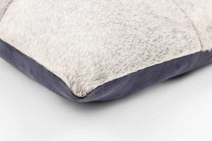 Canvello Genuine Cowhide Leather Decorative Throw Pillows - Handmade Patchwork Boho Accent Pillows For Sofa, Couch, Bed, Chair - Western Southwestern Farmhouse Pillow Covers With Feather Down Insert Included - Loft&Timber