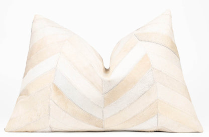 Canvello Genuine Cowhide Leather Decorative Throw Pillows - Handmade Patchwork Boho Accent Pillows For Sofa, Couch, Bed, Chair - Western Southwestern Farmhouse Pillow Covers With Feather Down Insert Included - Loft&Timber