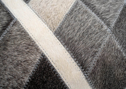 Canvello Genuine Cowhide Leather Decorative Throw Pillows - Handmade Patchwork Boho Accent Pillows For Sofa, Couch, Bed, Chair - Western Southwestern Farmhouse Pillow Covers With Feather Down Insert Included) - Loft&Timber