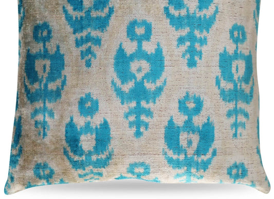 Canvello Geometric Blue Pillows With Luxury Decorative Cover - 16x16 in - Loft&Timber