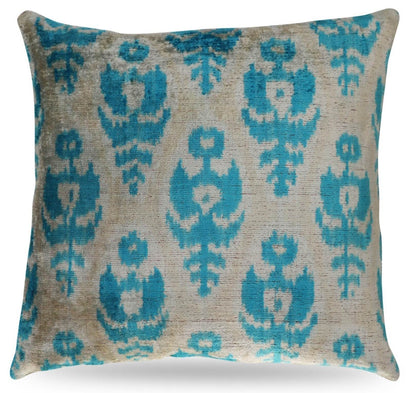 Canvello Geometric Blue Pillows With Luxury Decorative Cover - 16x16 in - Loft&Timber