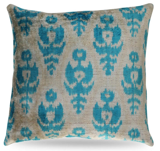 Canvello Geometric Blue Pillows With Luxury Decorative Cover - 16x16 in - Loft&Timber