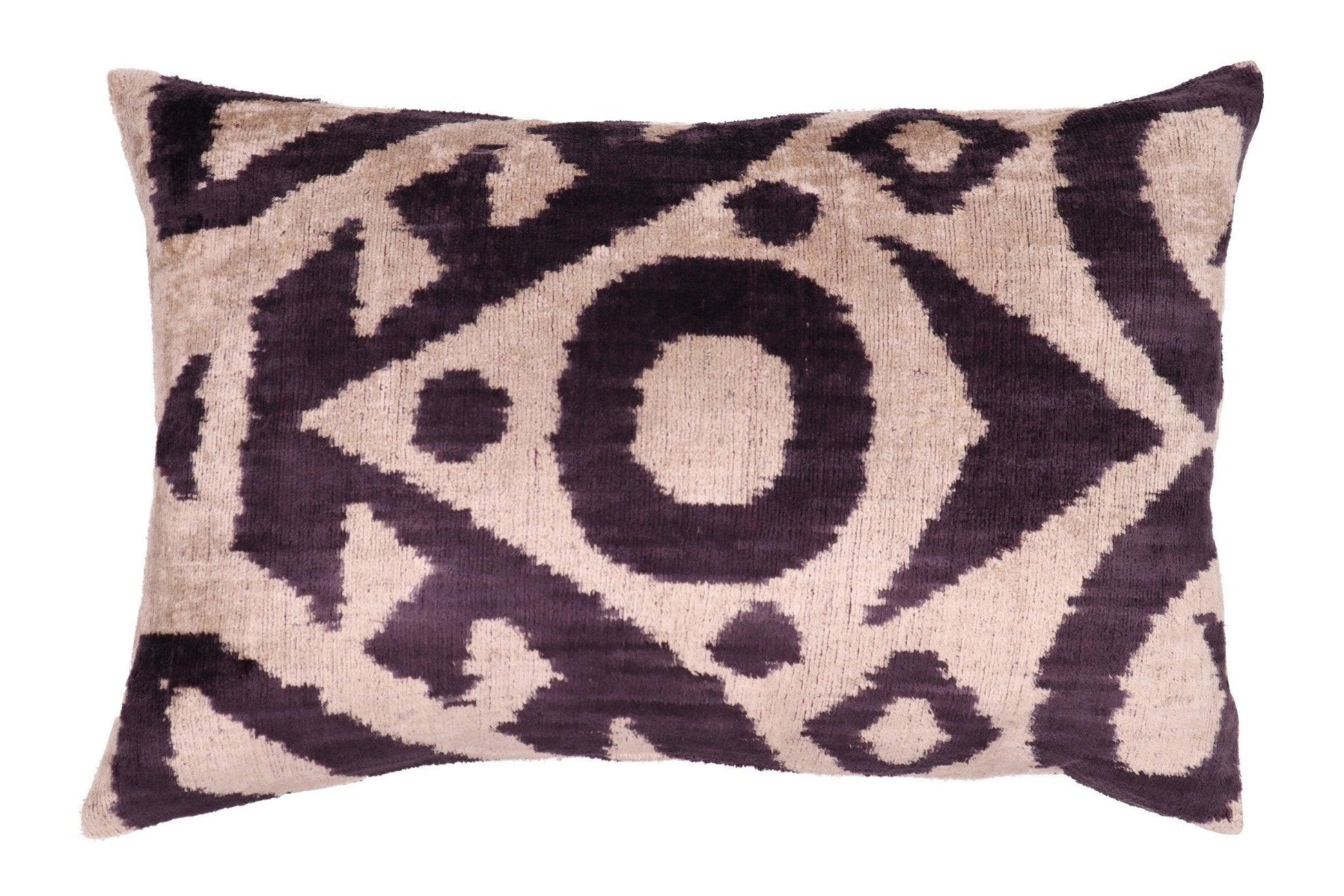 Canvello Handmade Decorative Black White Down Feather Pillow - 16"X24" - Loft&Timber