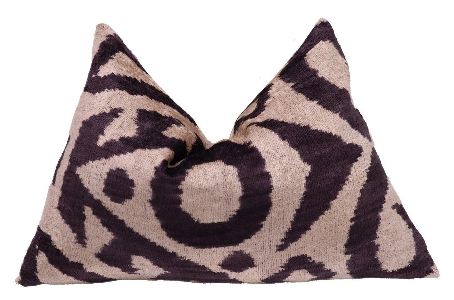 Canvello Handmade Decorative Black White Down Feather Pillow - 16"X24" - Loft&Timber