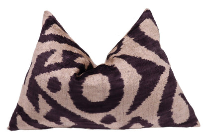 Canvello Handmade Decorative Black White Down Feather Pillow - 16"X24" - Loft&Timber