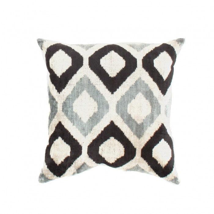 Canvello Handmade Decorative Ikat Pillow - 24" X 24" - Loft&Timber