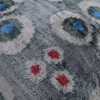 Canvello Luxury Gray Blue Dot Decorative Pillows - 16x16 inch - Loft&Timber