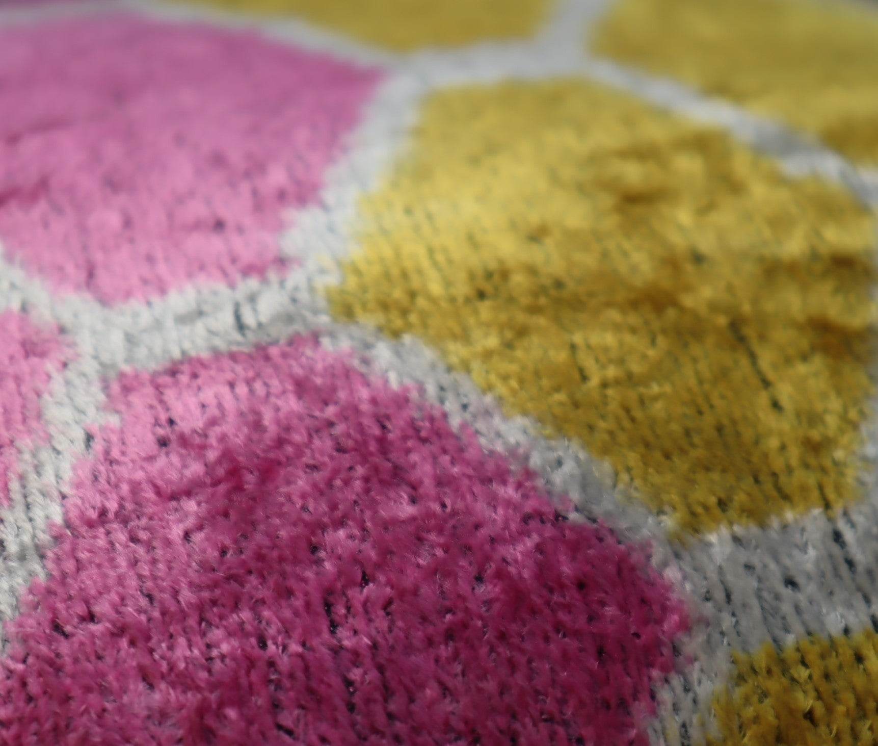 Canvello Pink Gold Gray Pillows With Luxury Decorative Cover - 16x16 in - Loft&Timber