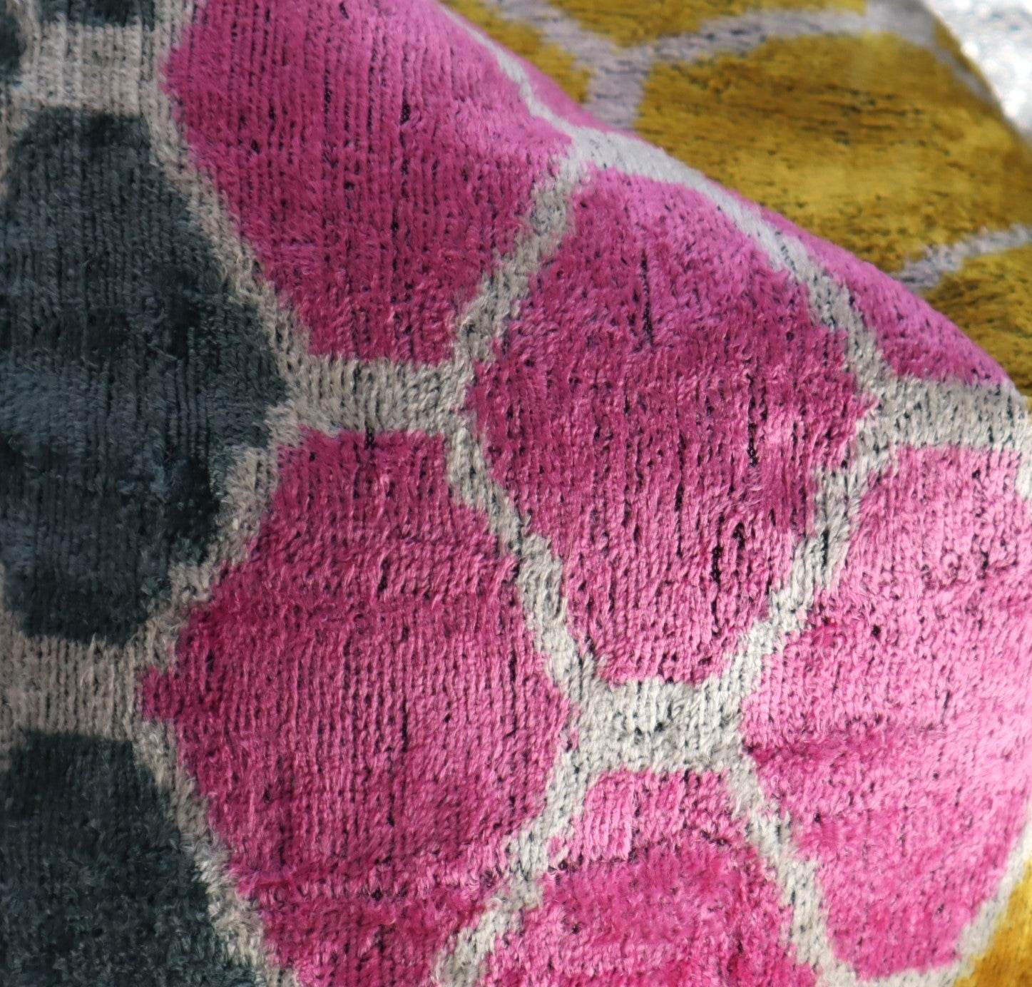 Canvello Pink Gold Gray Pillows With Luxury Decorative Cover - 16x16 in - Loft&Timber