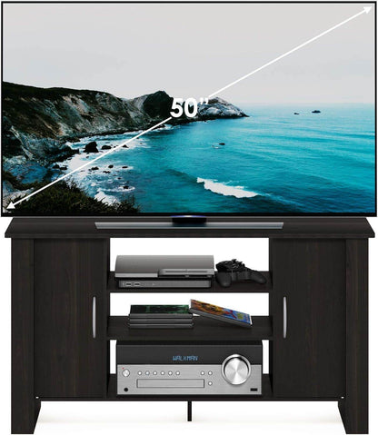 Econ TV Stand Entertainment Center, Espresso - Loft&Timber