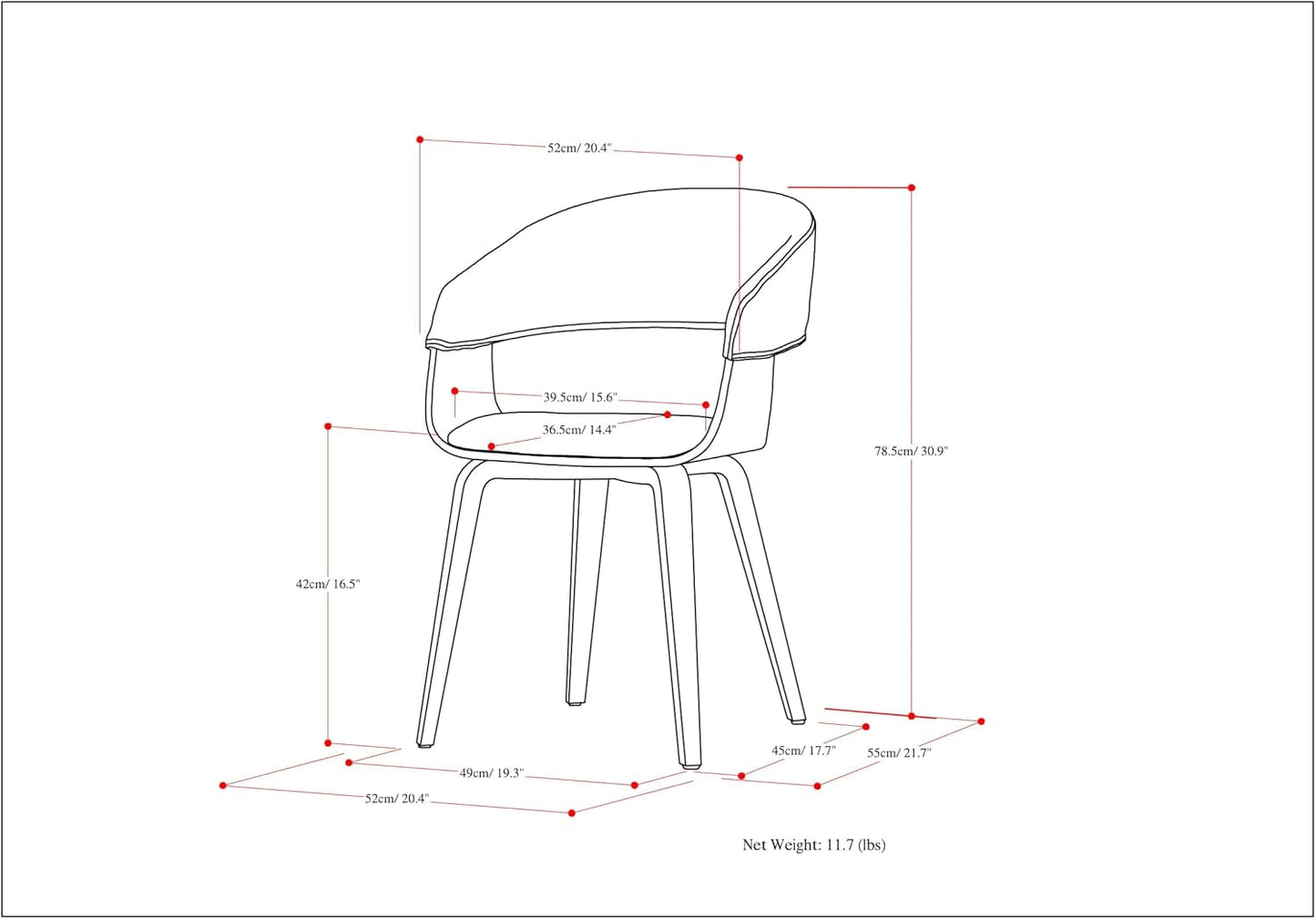 Lowell Mid Century Bentwood Dining Chair Turquoise Linen Look Fabric-2