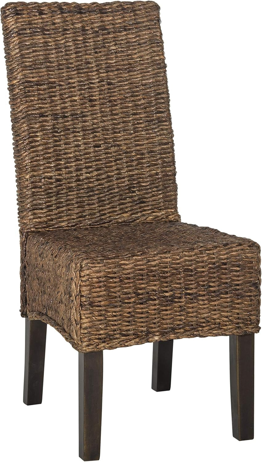 Safavieh Avita Natural Wicker 18 Inch Dining Chair-2