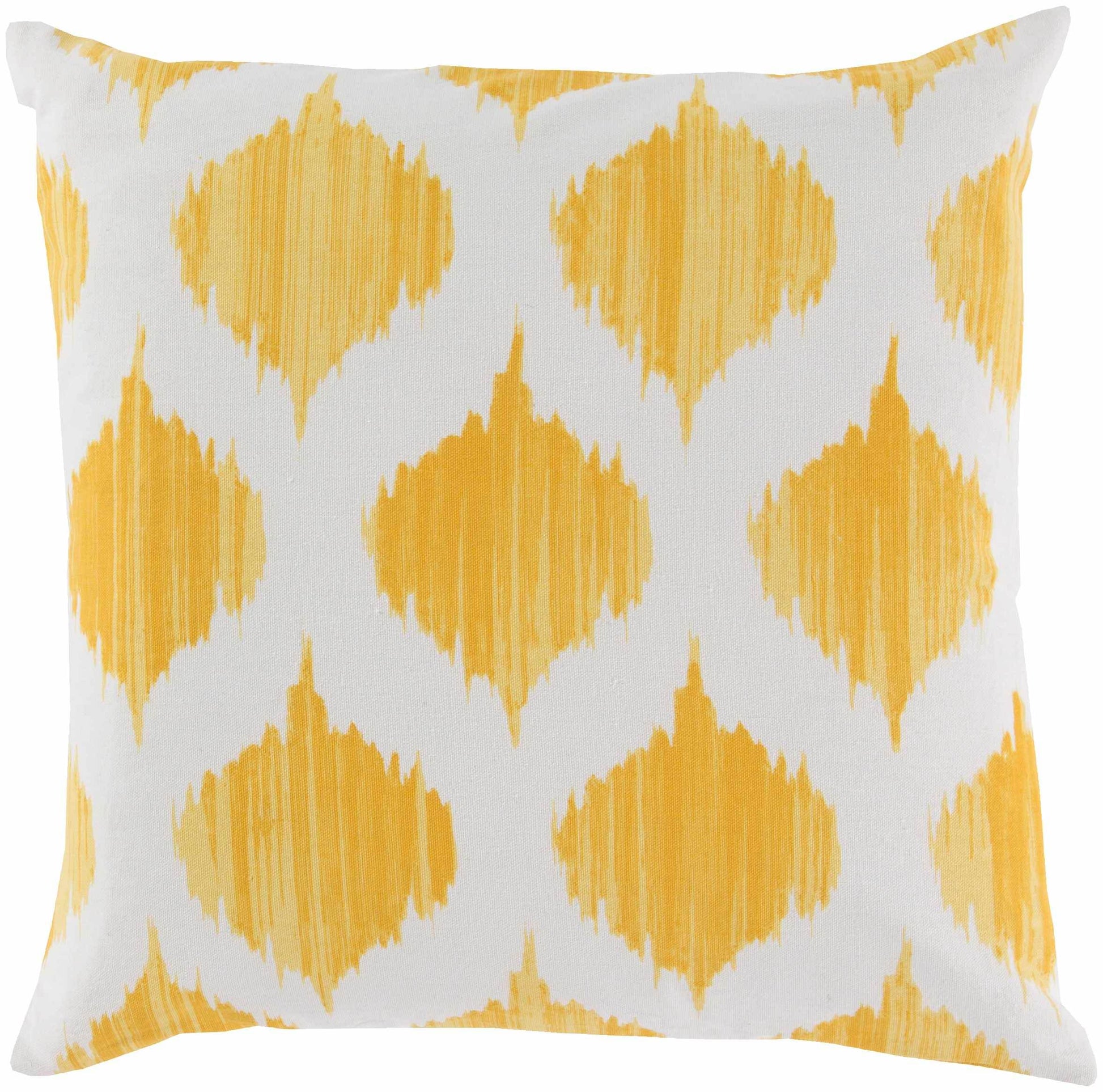 Bryant Yellow Ikat Throw Pillow - Clearance - Loft&Timber