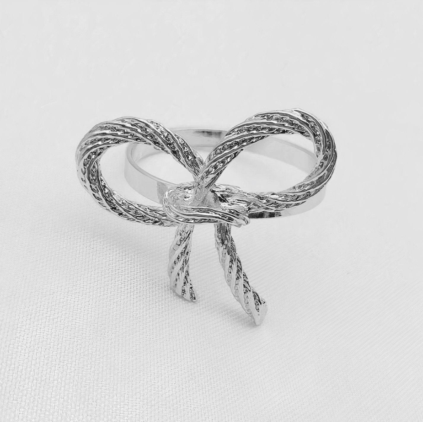 Bow Napkin Ring Set of 6 - Loft&Timber