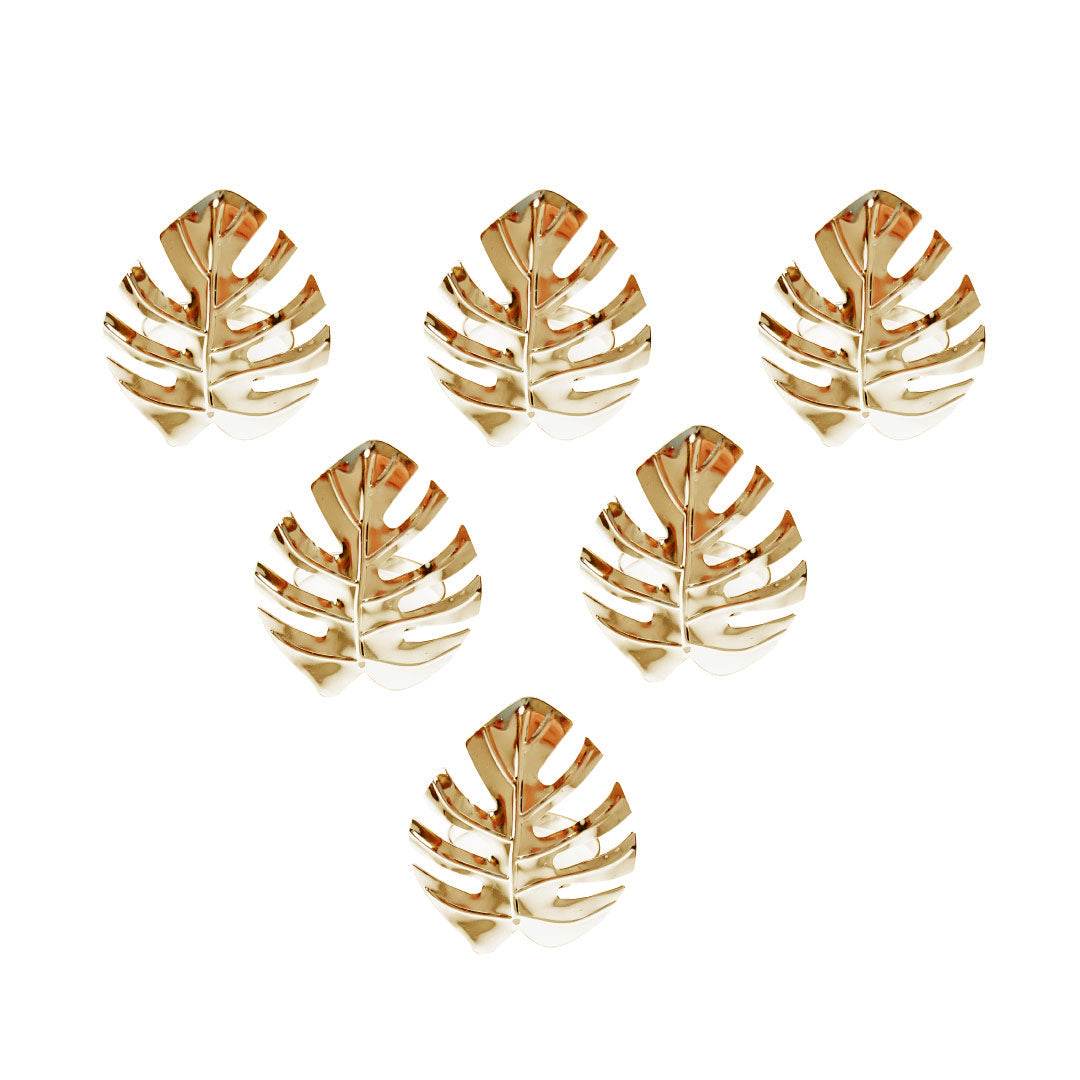 Leaf Napkin Ring Set of 6 - Loft&Timber