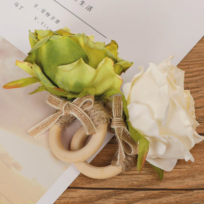 Rosa Napkin Ring Set of 4 - Loft&Timber