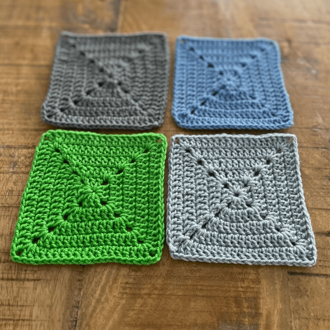 Square Crochet Coasters Set of 4 - Loft&Timber