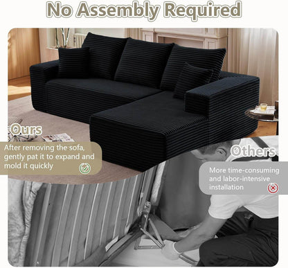 Comfy Modular Sectional Sofa With Chaise Lounge Design - Loft&Timber