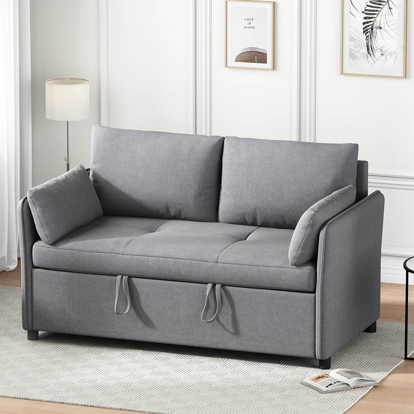 Convertible Sleeper Sofa Bed With Adjustable Backrest - Loft&Timber