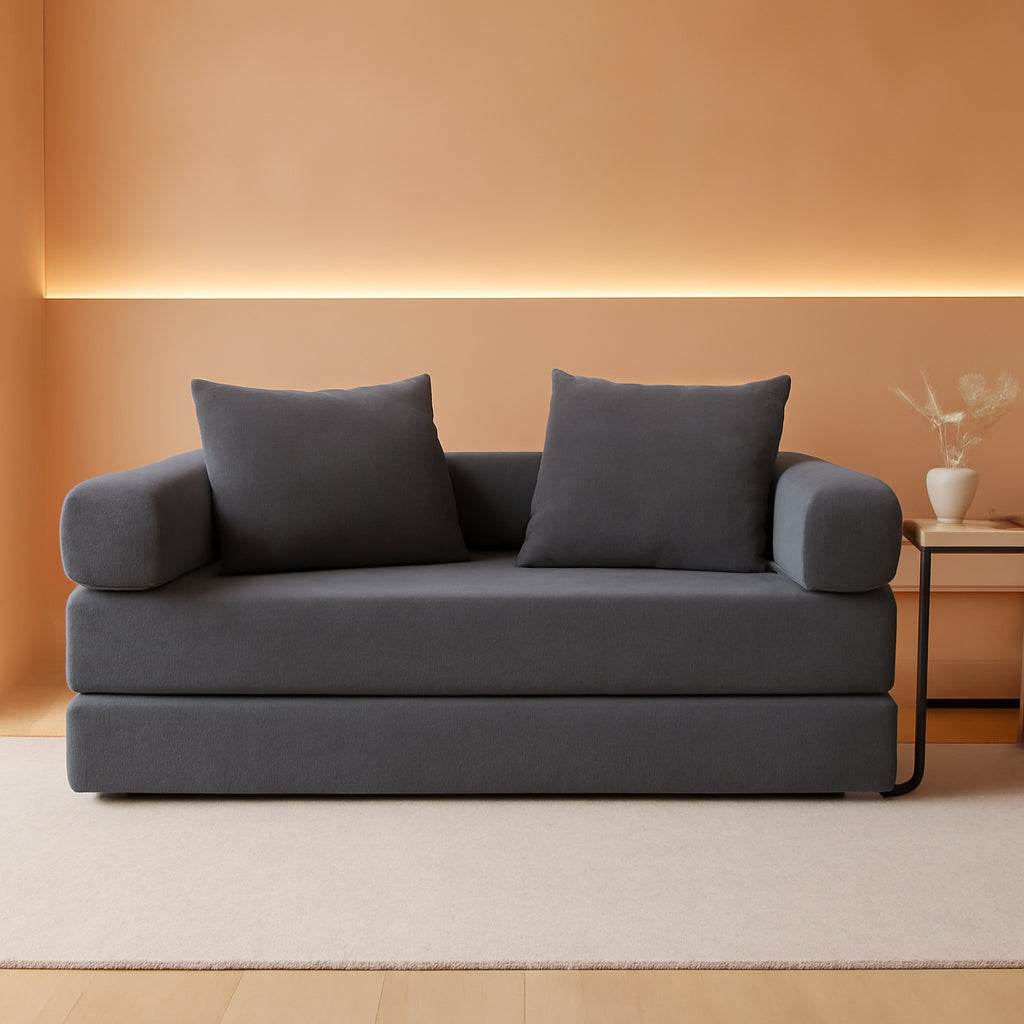 Convertible Sleeper Sofa Bed with Memory Foam Comfort - Loft&Timber