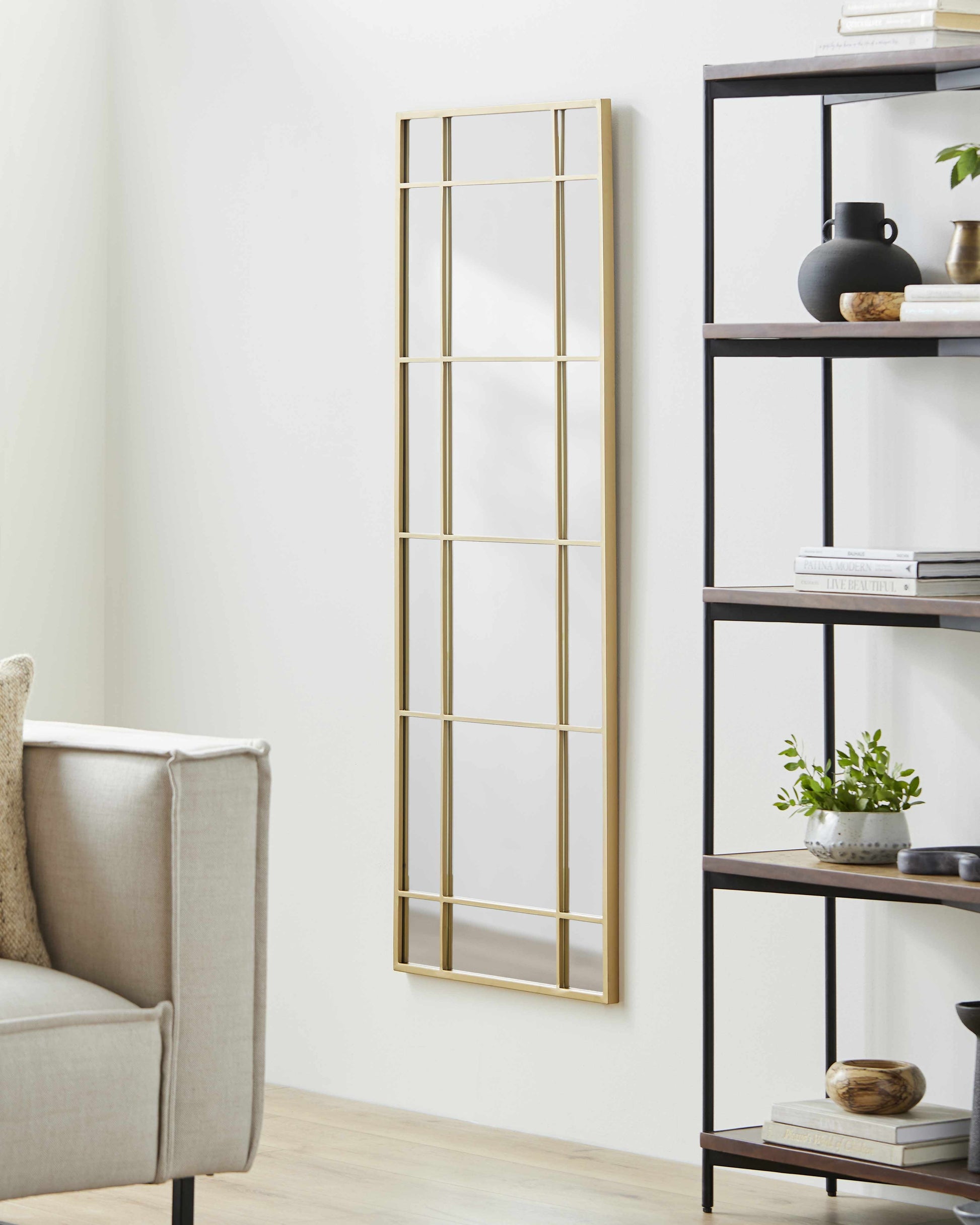 Cersosimo Round Gold Framed Mirror-3