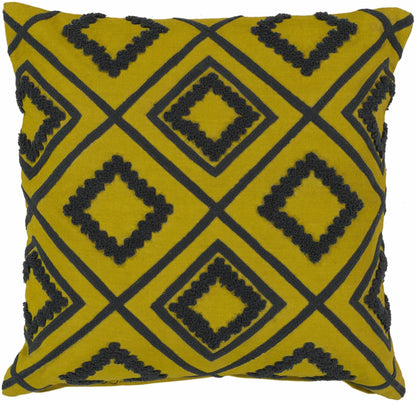 Craig Yellow Throw Pillow - Clearance - Loft&Timber