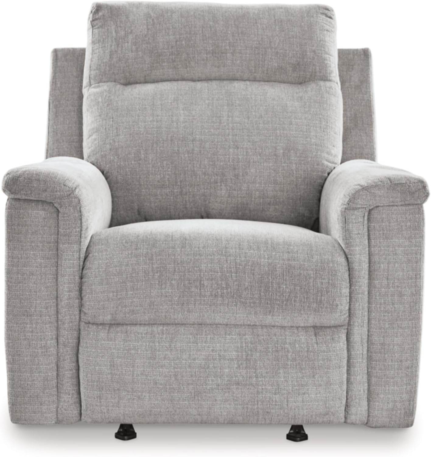 Barnsana Casual Power Rocker Recliner with USB Port, Light Gray - Loft&Timber