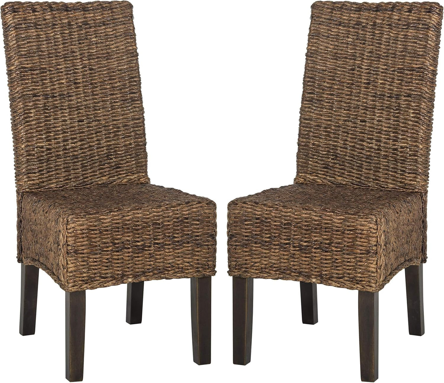 Safavieh Avita Natural Wicker 18 Inch Dining Chair-1