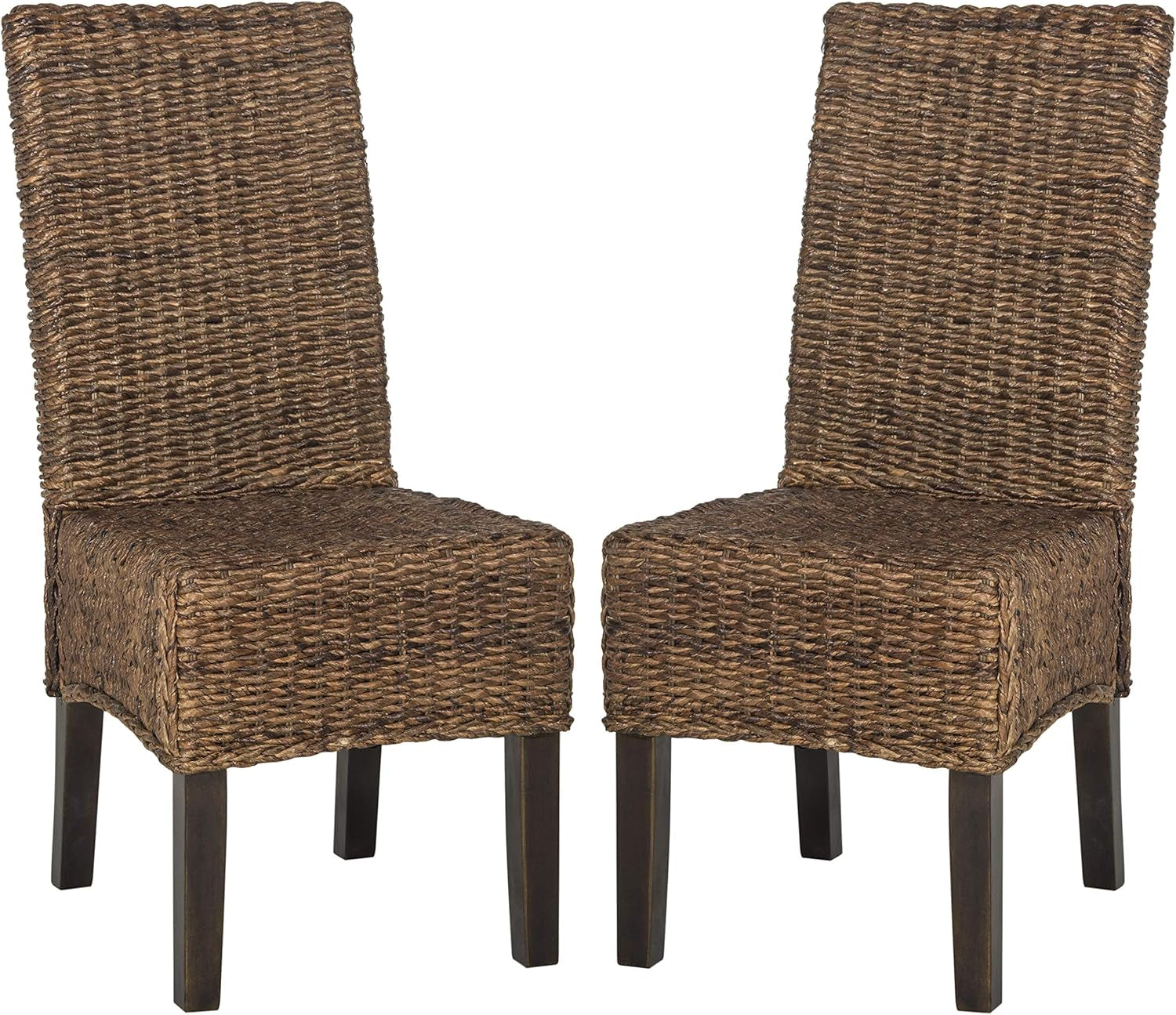 Safavieh Avita Natural Wicker 18 Inch Dining Chair-1