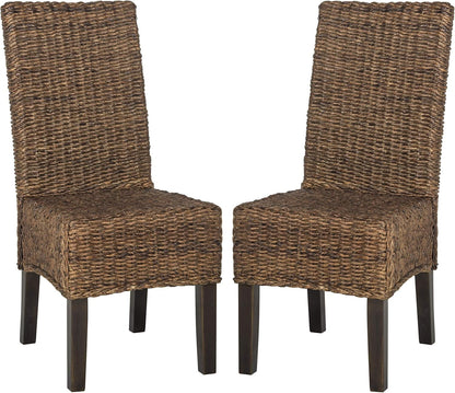 Safavieh Avita Natural Wicker 18 Inch Dining Chair-1