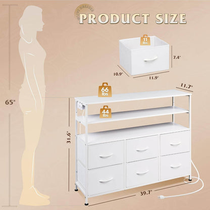 Led Dresser TV Stand - Loft&Timber