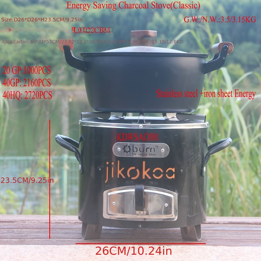 Charcoal Fire Pit Stainless Steel Stove Outdoor-1