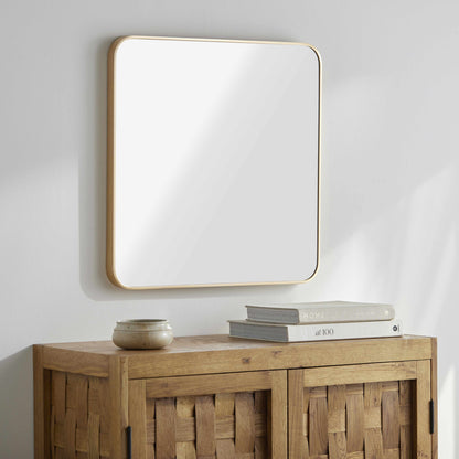 Ockenfels Modern Arched  Gold Wall Mirror-3