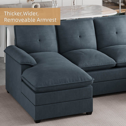 Jamfly 109'' Sectional Sofa - Loft&Timber