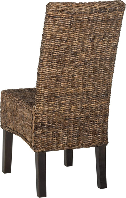 Safavieh Avita Natural Wicker 18 Inch Dining Chair-4