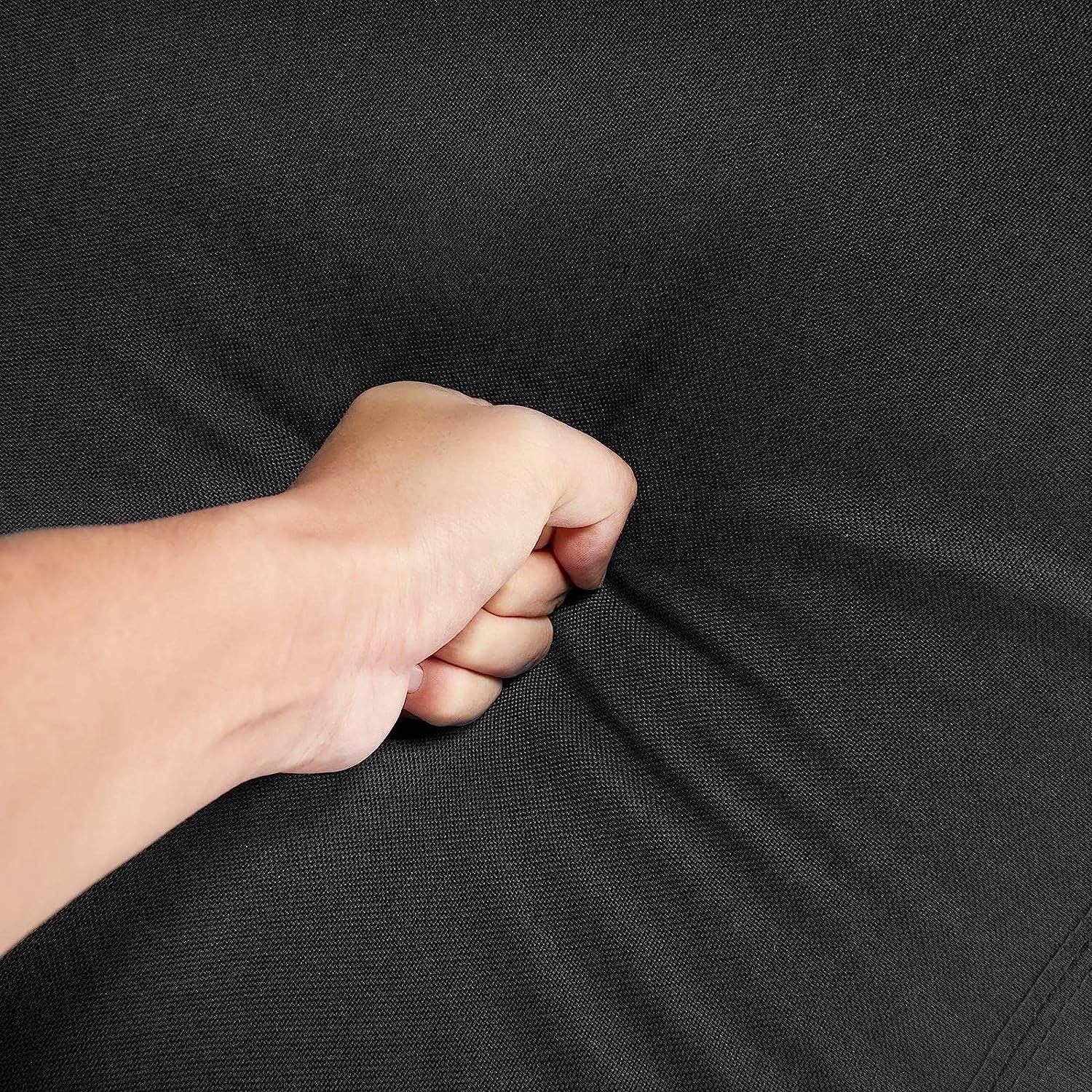 Fabric Push Back Recliner Chair, Pocket Spring, Matte Black - Loft&Timber