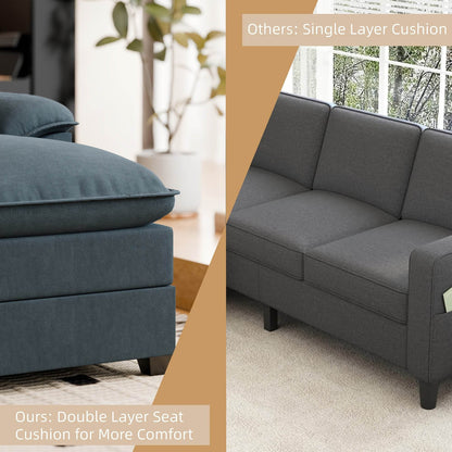 Jamfly 109'' Sectional Sofa - Loft&Timber