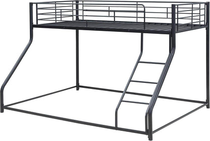Twin over Queen Bunk Bed frame in Black - Loft&Timber